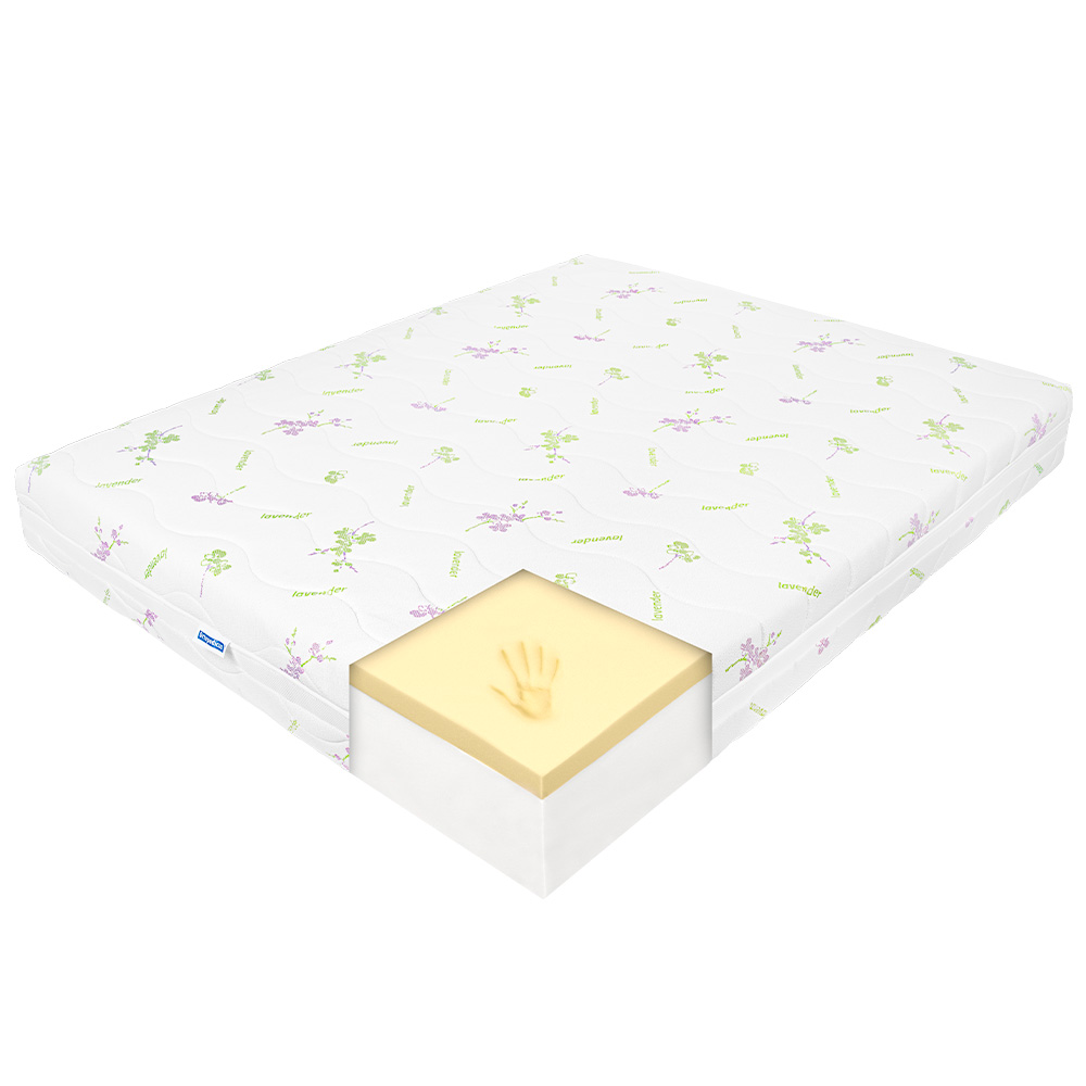 Saltea de pat Ortopedica, Memory HD 17+5+1, Lavanda Strong, 160x200