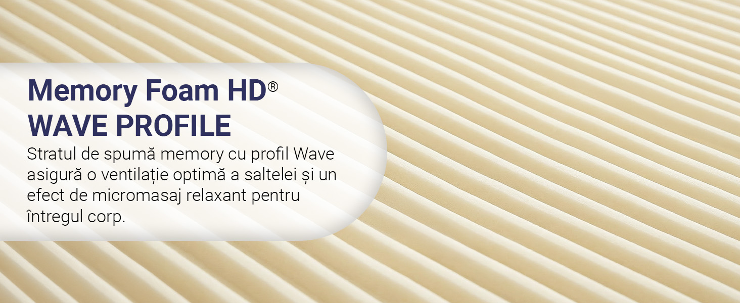 Saltea De Pat Ortopedica, Memory Hd 15+7+1, Lavanda Wellness, Fara Arcuri, 160 X 200 - 6 Saltea De Pat Ortopedica, Memory Hd 15+7+1, Lavanda Wellness, Fara Arcuri