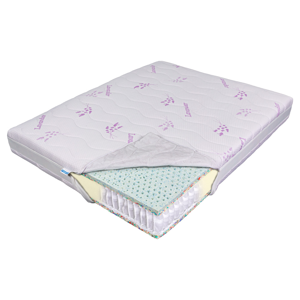 Saltea De Pat Cu Arcuri Pocket – Latex Lavanda Ecotrend
