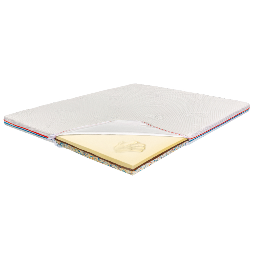 Topper Saltea Ortopedic- Cocos Memory, 3+2+3, Ecotrend
