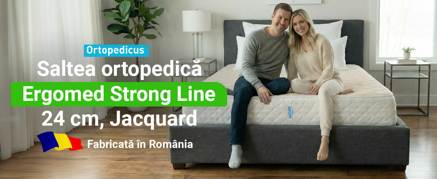 Saltea De Pat Cu Arcuri Pocket- Ergomed Strong Line