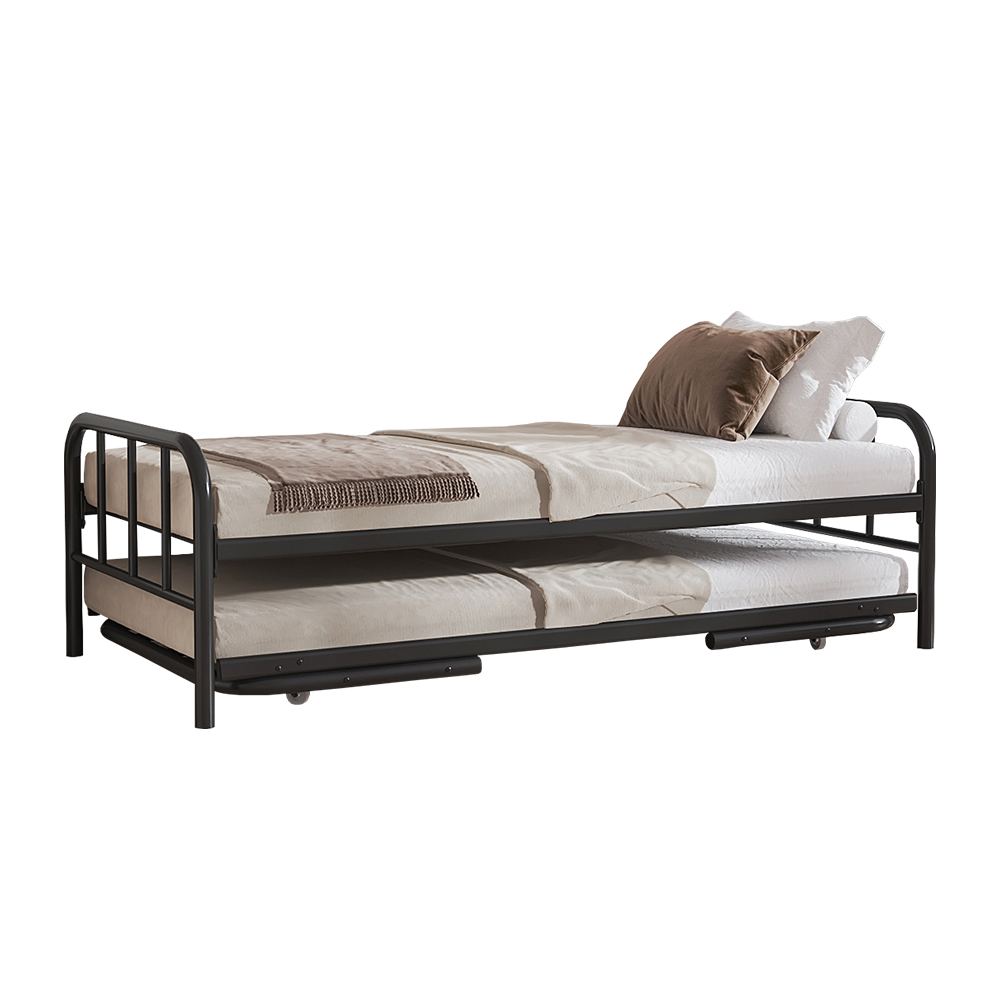Pat extensibil cu cadru metalic, 90x200- Twin Slide