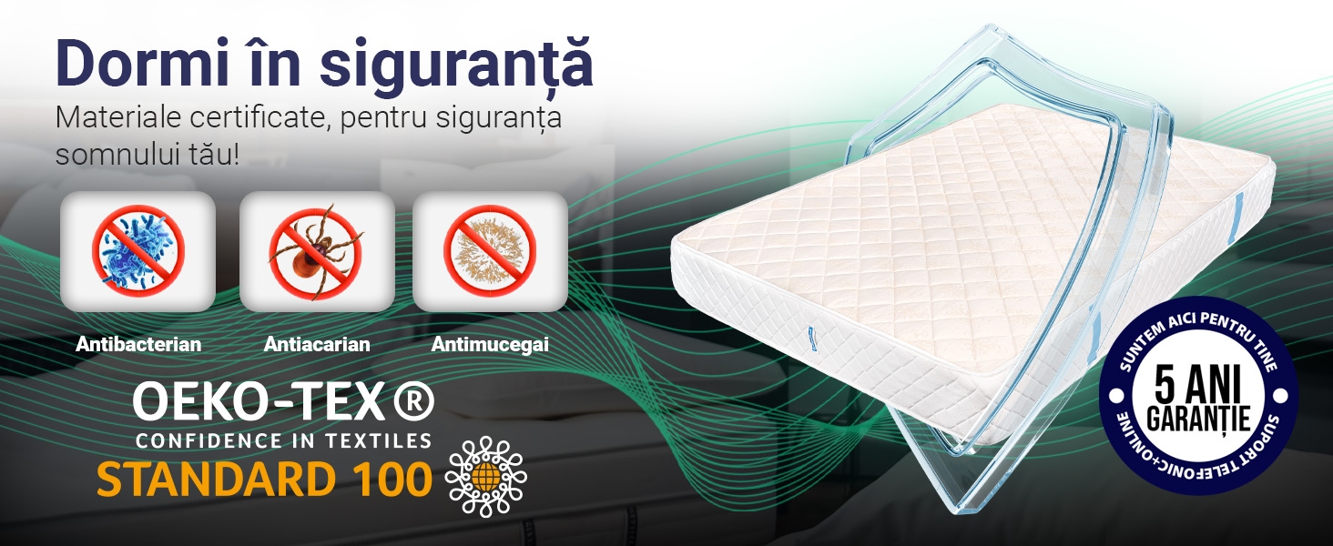 Saltea De Pat Cu Arcuri Pocket, Ergomed Memory Line