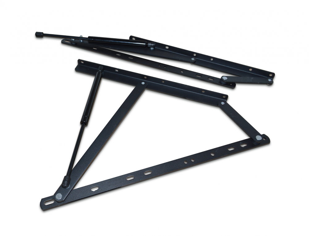 Somiera De Pat Rabatabila, Din Metal Si Lemn Stratificat, 140X200