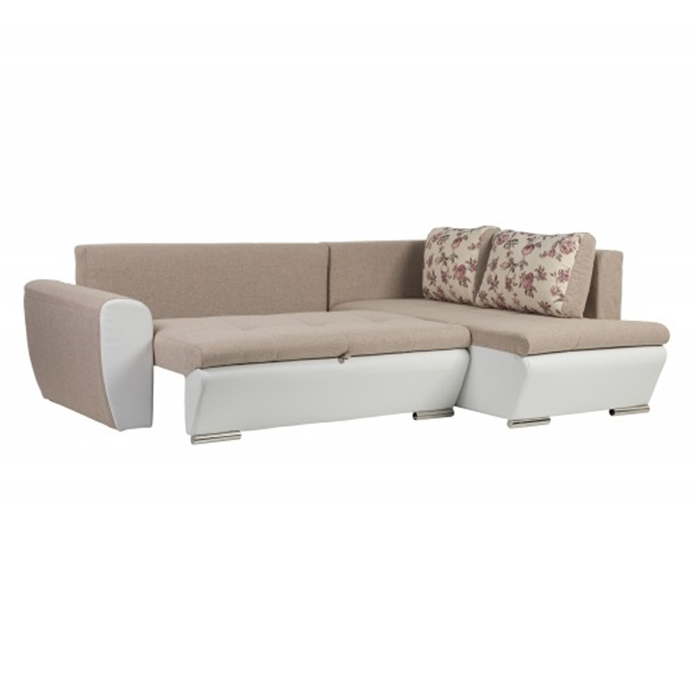 Coltar Extensibil, Modular Cu Lada Depozitare Hermes Beige, Ortopedicus