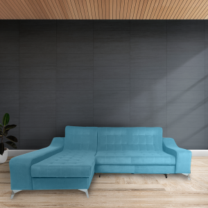 Coltar Extensibil Cu Lada Depozitare, Ikarus, Baby Blue, Ortopedicus