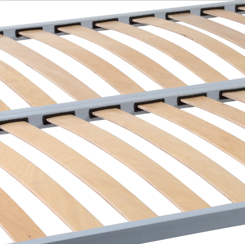 Somiera De Pat Cu Picioare, Metal Si Lemn Stratificat, 180X200