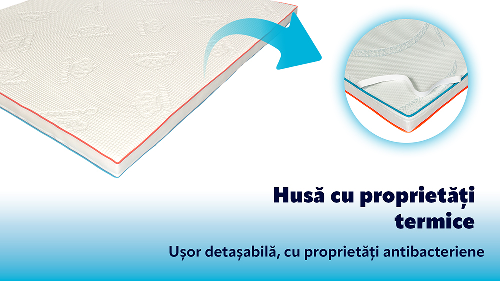 Topper Saltea Memory – 5+2 Thermo Dream