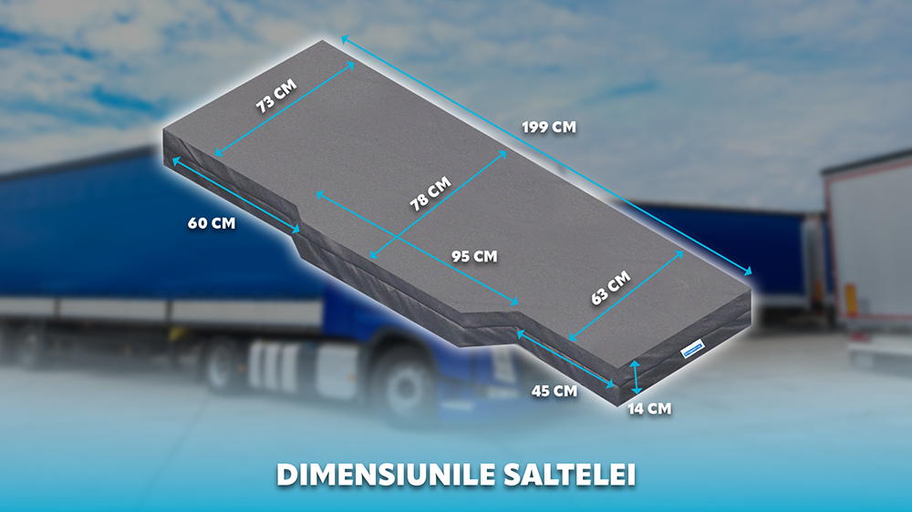 Saltea Pentru Tir Si Camioane, Ortopedica, Ergomed