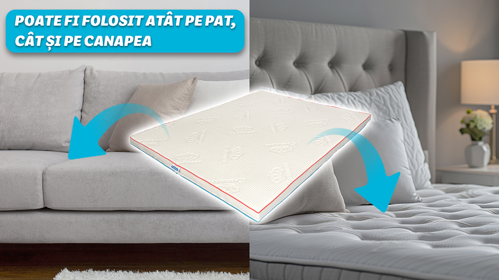 Topper Saltea Memory – 5+2 Thermo Dream