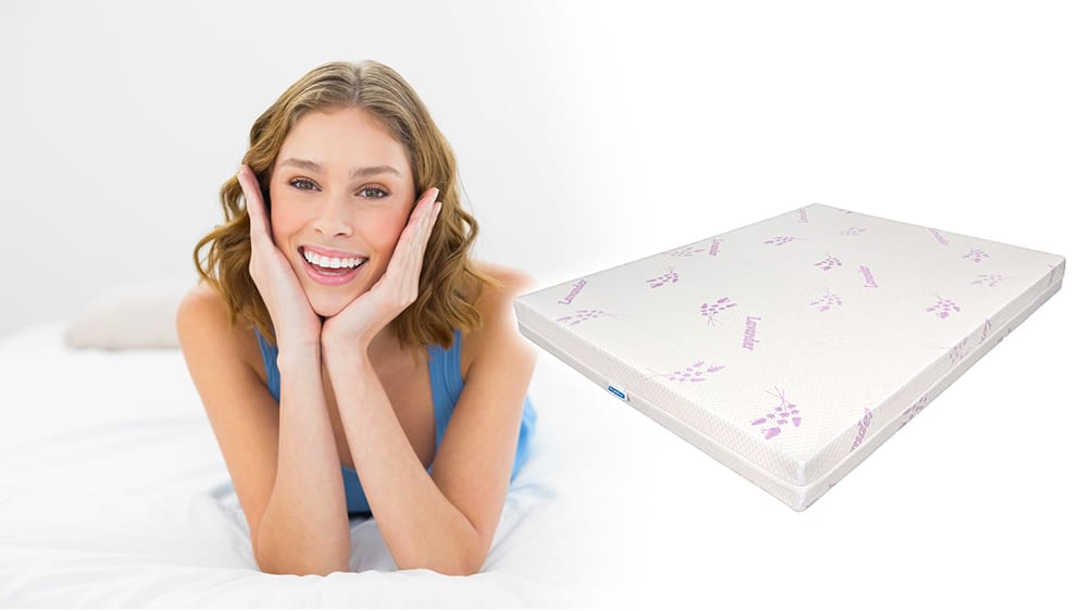 Saltea De Pat Ortopedica, Latex Gel - Reversibila, 7 Zone, Husa Lavanda, Rebel Teenage