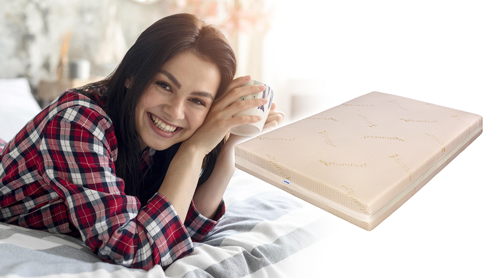 Saltea De Pat Ortopedica Reversibila, Bio Bambus Medical Strong