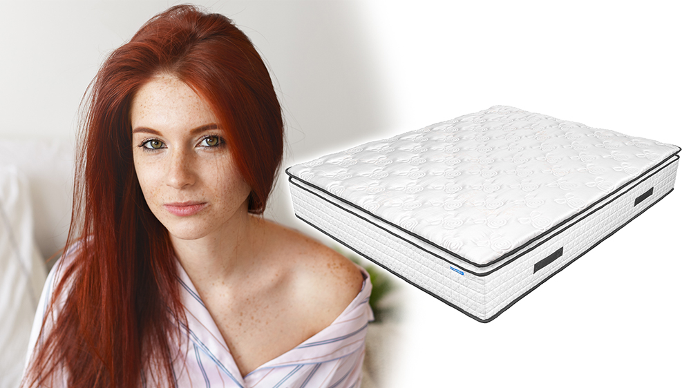 Saltea De Pat Cu Arcuri Pocket – 35 Cm, Husa Cu Bumbac Satinat, Silky Elite, Hotel Range