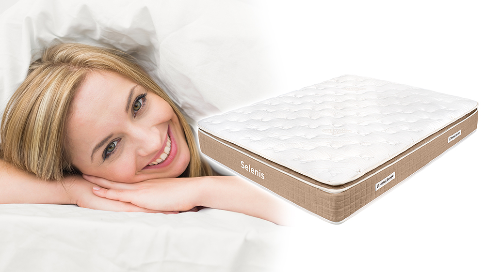 Saltea Ortopedica Cu Arcuri Pocket– Selenis, 30 Cm, Husa Collagen Complex, Hotel Range