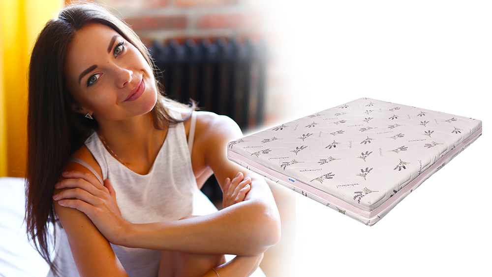 Saltea De Pat Ortopedica, Memory Hd 15+7+1, Lavanda Wellness, Fara Arcuri