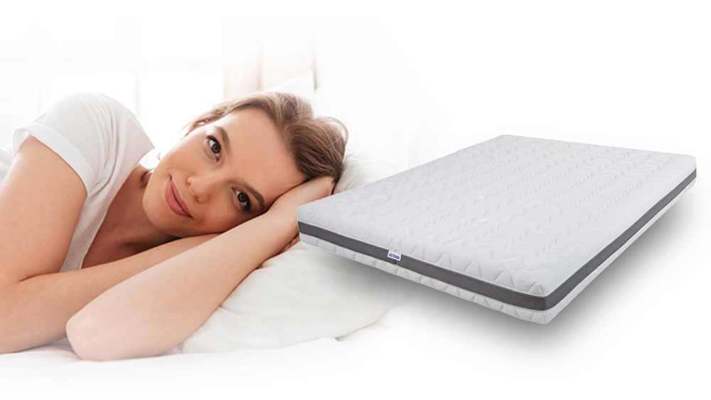 Saltea De Pat Ortopedica Din Spuma Cu Memorie - Memory 15+5+1, Fara Arcuri, Ioni De Argint