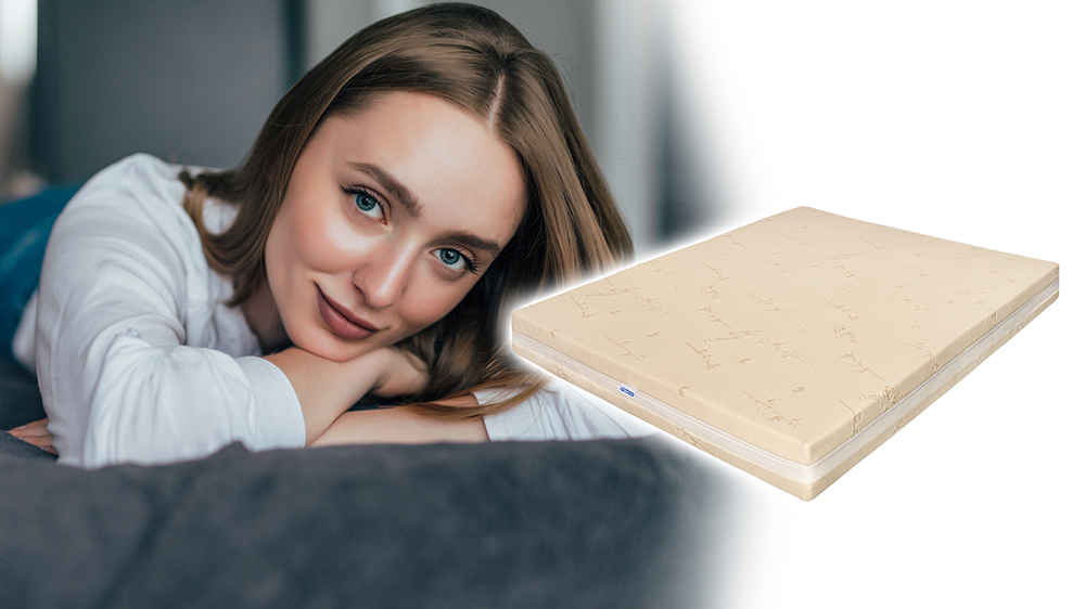 Saltea De Pat Ortopedica Memory Hd 15+6+3+1, Bio Bumbac Trio Hotel Range, Fara Arcuri