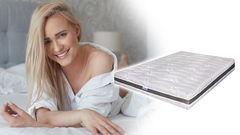 Saltea De Pat Ortopedica – Husa Ioni De Argint, 23 Cm, Reversibila, Hotel Range