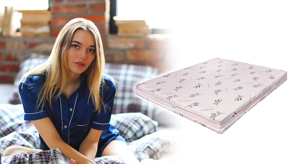 Saltea De Pat Ortopedica, Memory Hd 17+5+1, Lavanda Strong