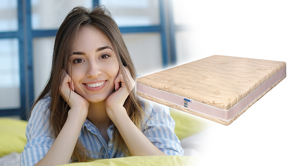 Saltea De Pat Ortopedica Pentru Copii - Latex, Cocos, Husa Bumbac, Econatura