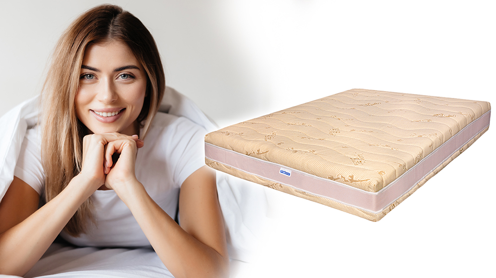 Saltea De Pat Ortopedica Cu Arcuri Pocket – Bio Latex Smart, Bio Bumbac, 29 Cm, Hotel Range