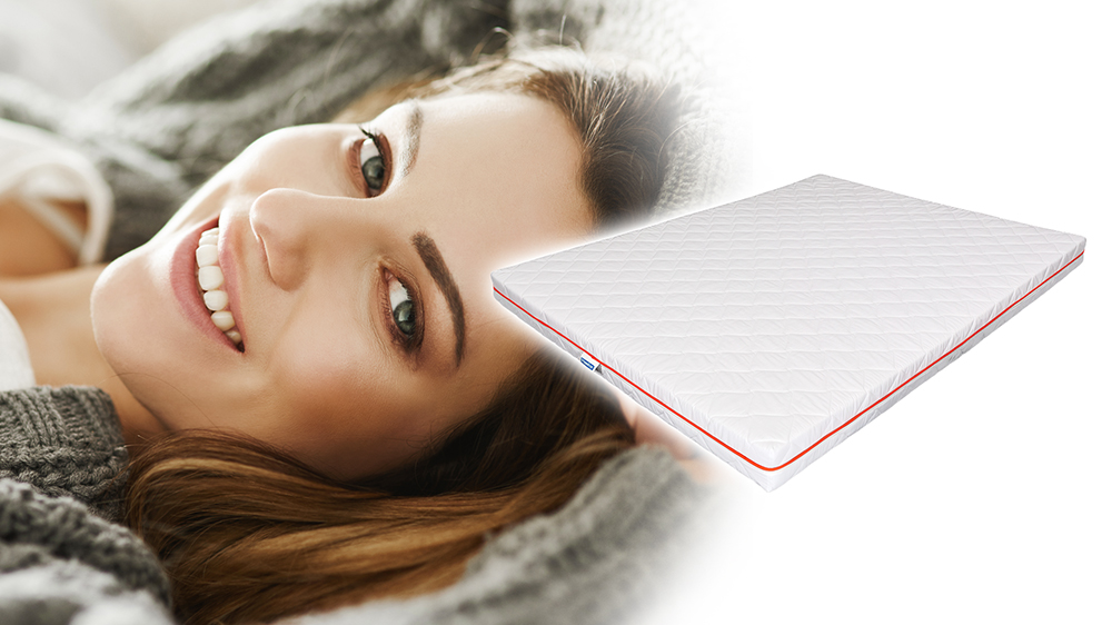 Saltea Ortopedica Pentru Divan- Husa Bumbac, Doua Fete, 12 Cm