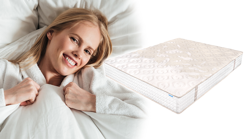 Saltea De Pat Ortopedica, 160X190- Hemp Rest, Husa Bumbac Si Canepa - 1 Saltea De Pat Ortopedica- Hemp Rest, Husa Bumbac Si Canepa