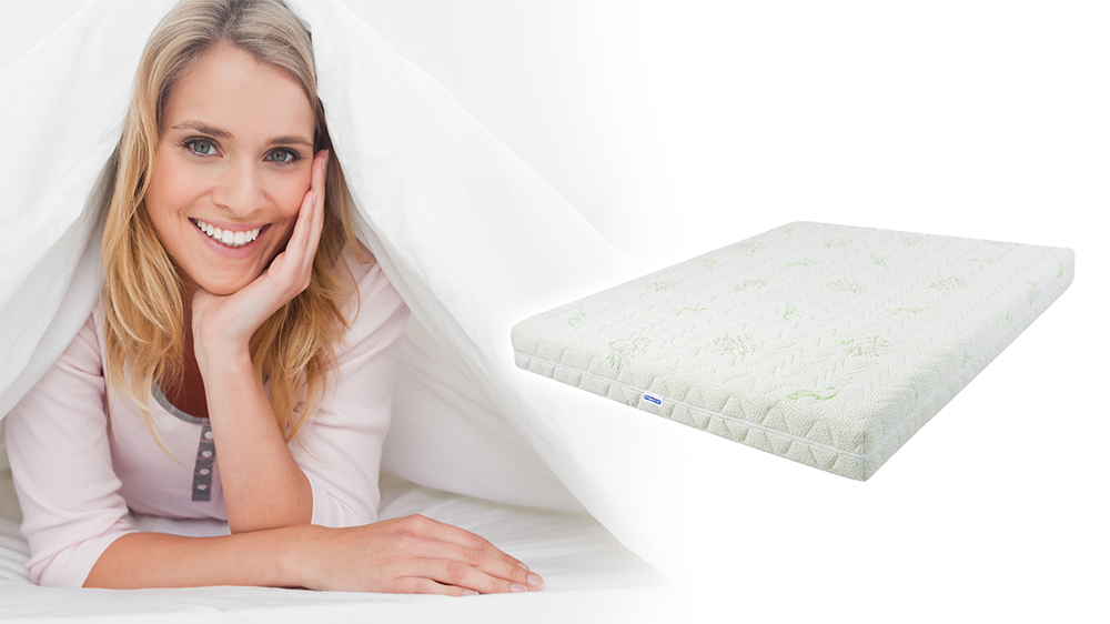 Saltea De Pat Super Ortopedica, Doua Fete, Aloe Vera