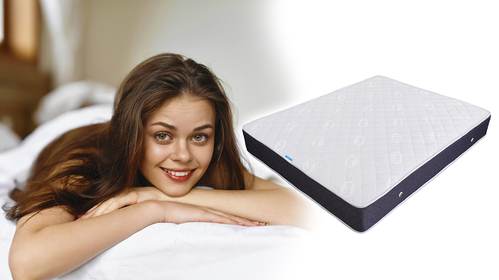 Saltea De Pat Cu Arcuri Si Spuma Cu Memorie – Ioni De Argint 24+4 Cm, Ergomed