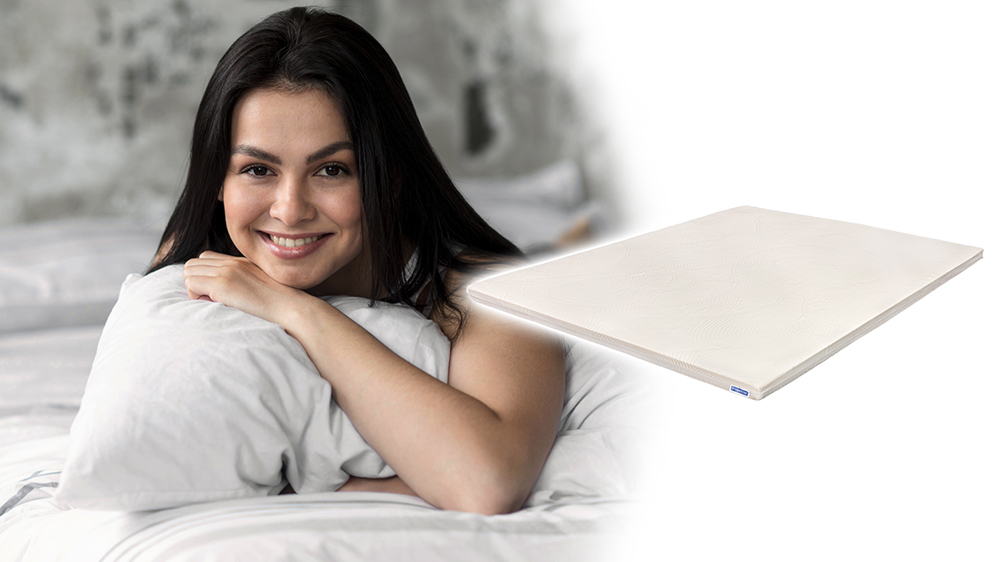 Topper 100% Memory - 3,5 Cm, Aloe Vera, Ergomed