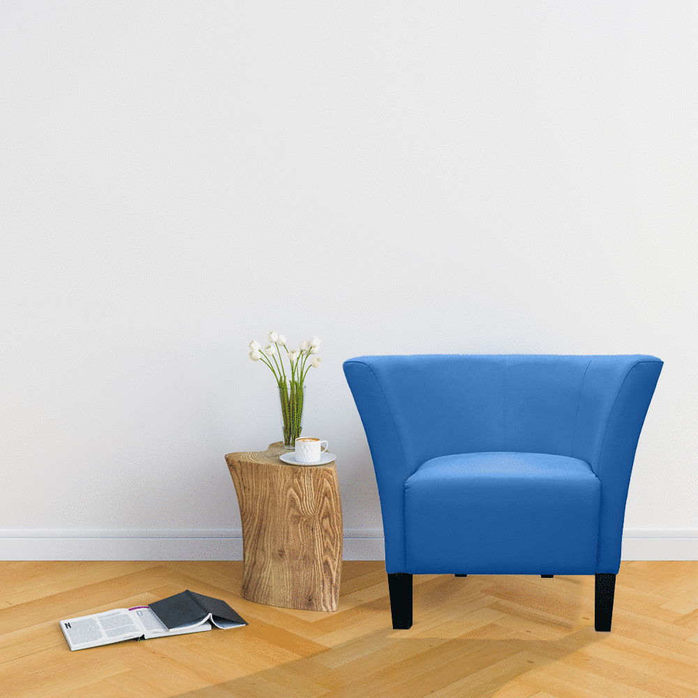 Fotoliu Fix, Tapitat, Cu Picioare Din Lemn, Tip Scoica, Jimmy - 1 Fotoliu Fix, Tapitat, Cu Picioare Din Lemn, Tip Scoica, Jimmy, Ortopedicus